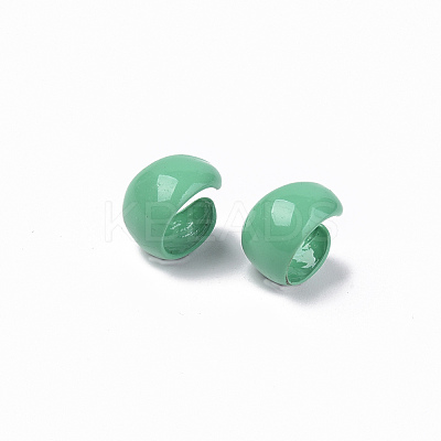 Spray Painted Alloy Cuff Rings X-RJEW-T011-08-RS-1