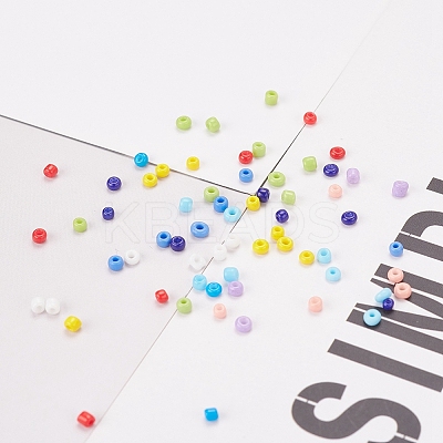 195G 15 Colors Glass Seed Beads SEED-YW0001-11A-1