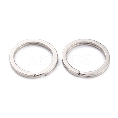 Non-Tarnish 304 Stainless Steel Split Key Rings STAS-H153-01C-P-1