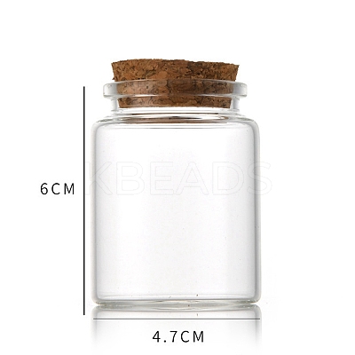 Glass Bottle LS-CON-WH0085-73B-1
