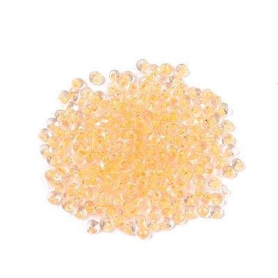 8/0 Inside Colours Transparent Glass Seed Beads SEED-T007-06F-1