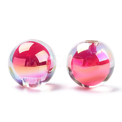Transparent Acrylic Beads TACR-S148-11D-1