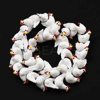 Handmade Lampwork Beads Strands LAMP-L079-01-1