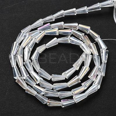 Electroplate Glass Beads Strands EGLA-J046-AB07-1