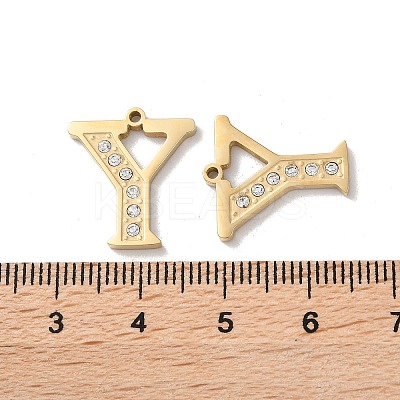 Real 14K Gold Plated 304 Stainless Steel Pendants STAS-L022-157G-Y-1