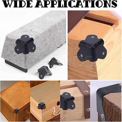 24Pcs 2 Style Iron Corner Protector AJEW-CA0001-72-1