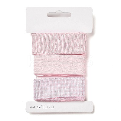 9 Yards 3 Styles Polyester Ribbon SRIB-A014-B15-1