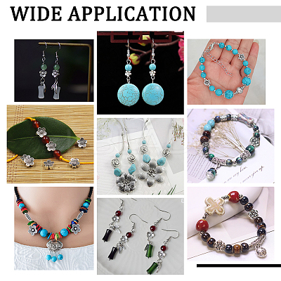 210Pcs 7 Styles Tibetan Style Alloy Beads FIND-AR0004-77-1