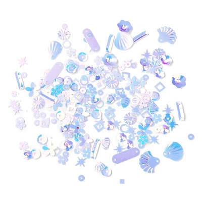 Plastic Paillette Beads DIY-P025-05B-1