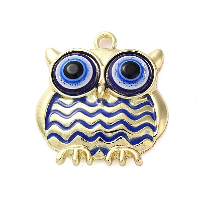 Glitter Zinc Alloy Enamel Pendants ENAM-Z011-03G-1