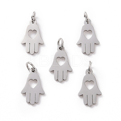 Non-Tarnish 304 Stainless Steel Pendants STAS-Q201-T453S-1