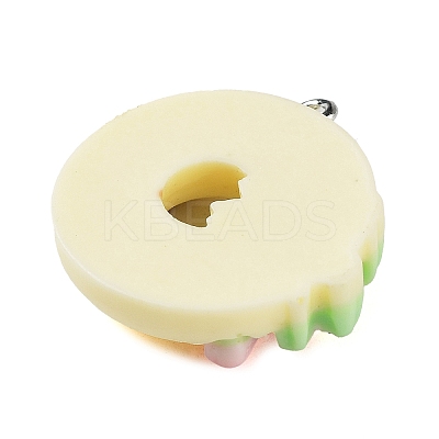 Opaque Resin Imitation Food Pendants CRES-M027-01E-1