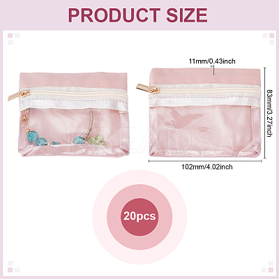 Velvet Clutch Zipper Bags AJEW-WH0270-758-1