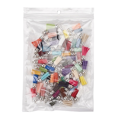 60Pcs 30 Colors Faux Suede Tassel Pendant Decorations FIND-YW0001-13P-1