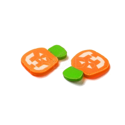 Halloween Handmade Polymer Clay Cabochons CLAY-F005-01-1