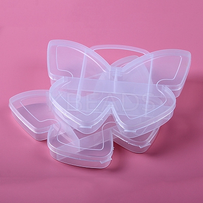 9 Grids Butterfly Shape Plastic Organizer Boxes LS-ANIM-PW0001-116-1