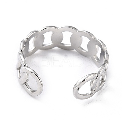 Tarnish Resistant 304 Stainless Steel Finger Rings RJEW-L102-21P-1