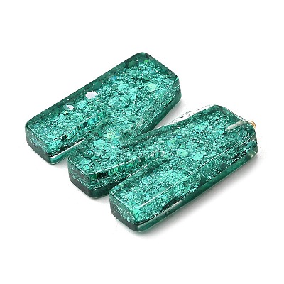 Transparent Epoxy Resin Pendants CRES-XCP0001-33-1