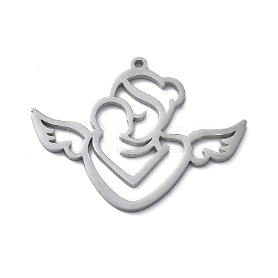 Mother's Day 304 Stainless Steel Pendants STAS-I327-17P-1