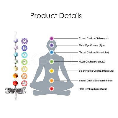Chandelier Suncatchers Prisms Octogon Glass Chakra Hanging Pendant LS-AJEW-G025-C01-1