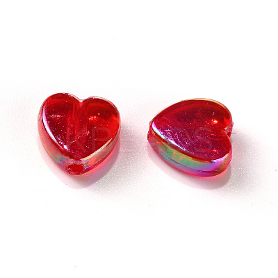 100Pcs Eco-Friendly Transparent Acrylic Beads TACR-YW0001-07A-1