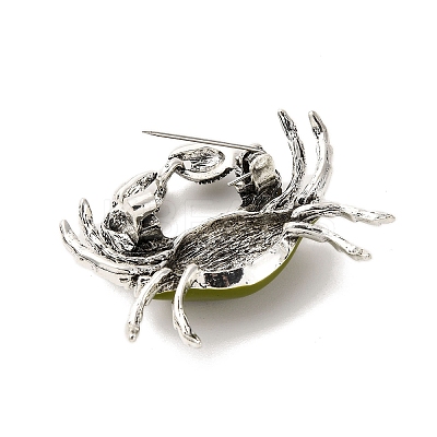 Alloy Rhinestone Brooch JEWB-K027-01A-AS-1