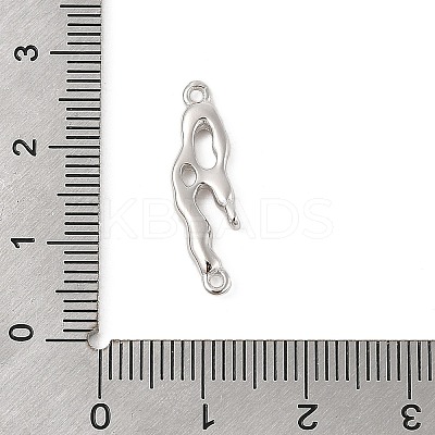 925 Sterling Silver Irregular Shaped Chandelier Component Links STER-D288-01P-1