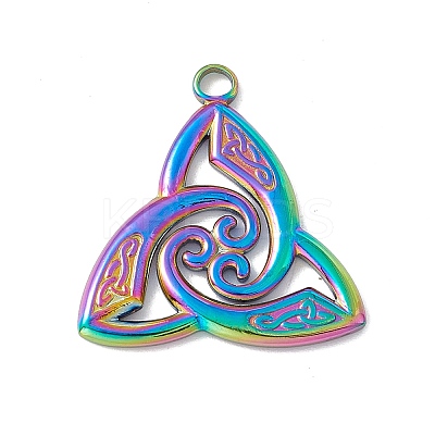 Ion Plating(IP) 304 Stainless Steel Pendants STAS-K242-10M-1