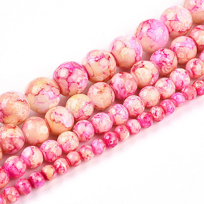 Baking Paint Glass Beads X1-DGLA-N003-10mm-A01-1