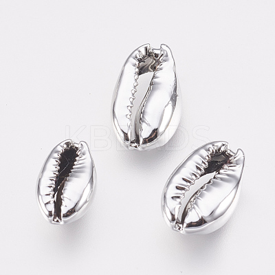 Electroplated Shell Beads BSHE-E024-01B-S-1