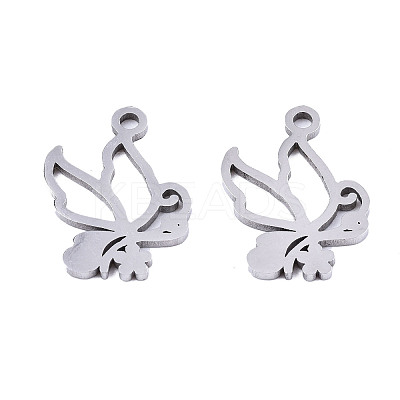 Non-Tarnish 201 Stainless Steel Charms STAS-T044-199P-1