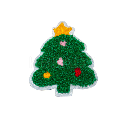 Christmas Theme Computerized Embroidery Cloth Iron on/Sew on Patches XMAS-PW0001-094G-1