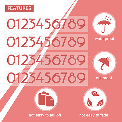 Waterproof Self Adhesive Craft Stickers DIY-GF0002-59C-04-1