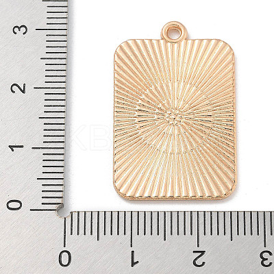 Tarot Alloy Enamel Pendants ENAM-A008-47KCG-06-1