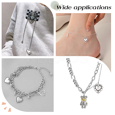 150Pcs 3 Style Tibetan Style Alloy Pendants TIBE-CA0001-19-1