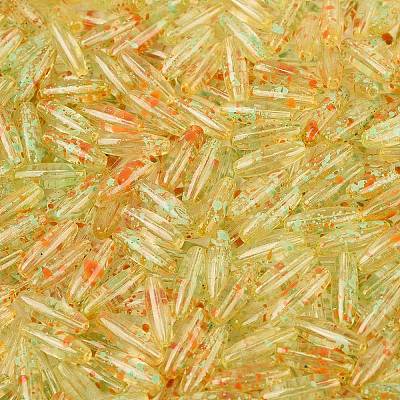 Picasso Transparent Glass Seed Beads SEED-N012-11F-1
