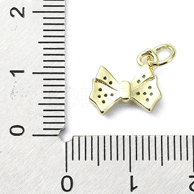 Brass Micro Pave Cubic Zirconia Pendants KK-H475-22G-01-1