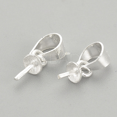 925 Sterling Silver Pendant Bails LS-STER-S002-78-1