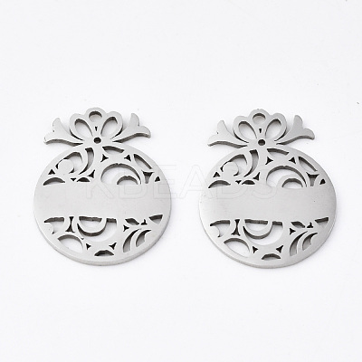 Non-Tarnish 201 Stainless Steel Pendants STAS-Q240-021P-1
