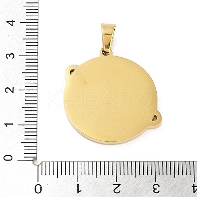 304 Stainless Steel Charms STAS-M341-02G-04-1