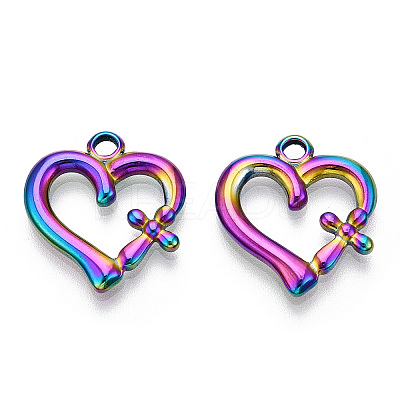 Ion Plating(IP) 304 Stainless Steel Pendants STAS-T063-203M-1