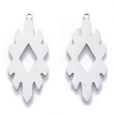 Non-Tarnish 201 Stainless Steel Pendants STAS-N090-LA963-1-1