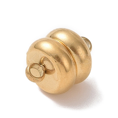 Ion Plating(IP) 304 Stainless Steel Magnetic Clasps with Loops STAS-P206-03G-1