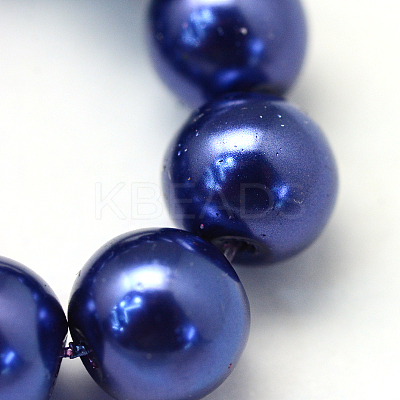 Baking Paint Glass Pearl Bead Strands HY-Q003-3mm-19-1