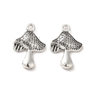 Tibetan Style Zinc Alloy Mushroom Pendants LS-X-TIBEP-R334-289AS-RS-1