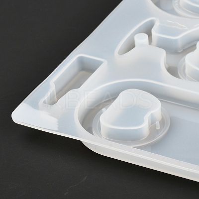 Mixed Shapes Silicone Beer Opener Molds DIY-I065-11-1