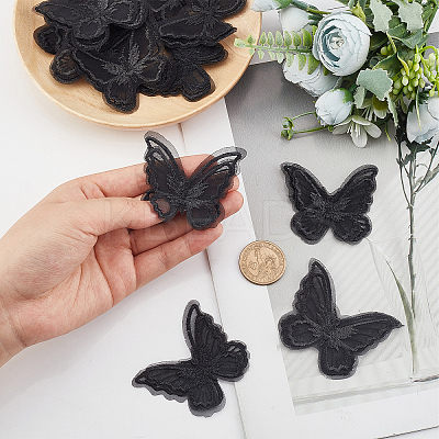 30pcs Handmade Organza Woven Costume Accessories DIY-GF0005-35B-1