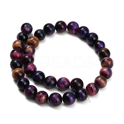 Natural Tiger Eye Beads Strands G-F591-18-12mm-10-1