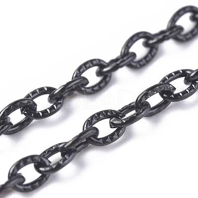 304 Stainless Steel Textured Cable Chains CHS-H007-42B-1