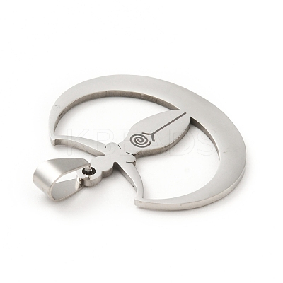 Non-Tarnish 201 Stainless Steel Pendants STAS-D190-18P-1
